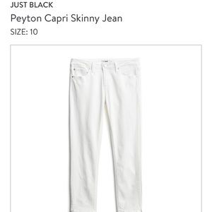 Just Black NWT Crop / Capri Pants